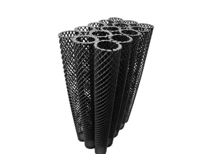 Medios de filtración de biobloques de HDPE con agujero de 50 mm para estanques de Koi