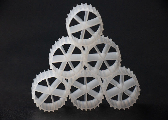 Tecnología A/O Biofilm portador de color blanco HDPE Mbbr