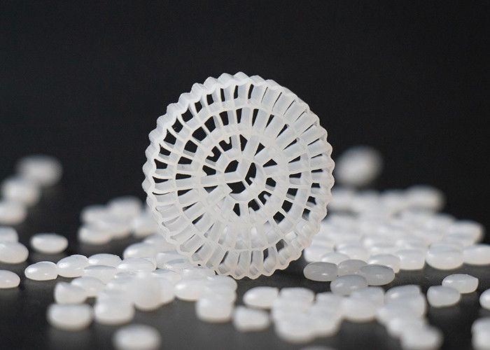 Reactor de biopelícula de cama móvil de color blanco HDPE crecimiento rápido