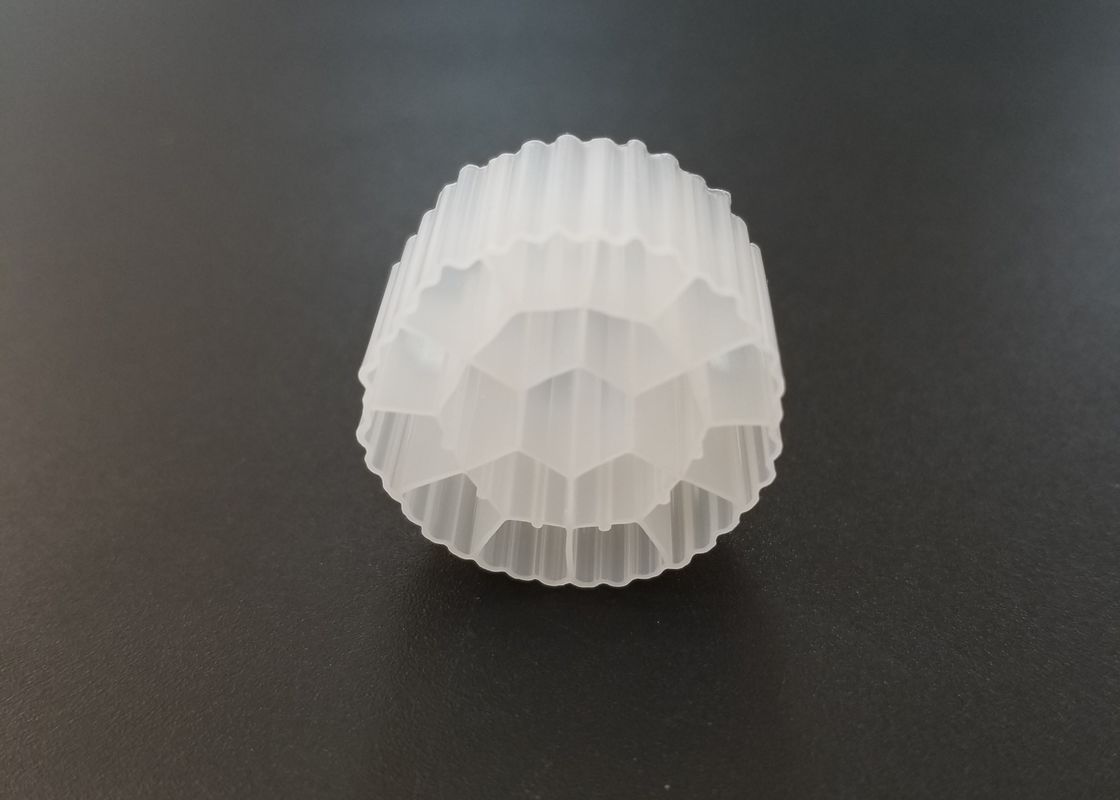 Medios de filtro de color blanco Hdpe, Medios de filtro de plástico