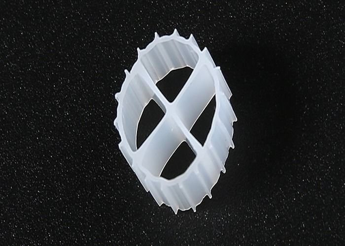 Tratamiento de aguas residuales Cama móvil Filtro de medios Biopipe Consumo de energía más bajo Fab media k1 11 * 7mm color blanco