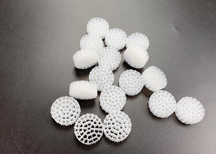 Nuevo artículo PE37 MBBR K1 Medios de filtro 800m2/m3 Gran superficie