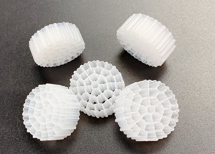 IFAS FDA Safty HDPE de color blanco MBBR Biocell Filter Media Tecnología A/O