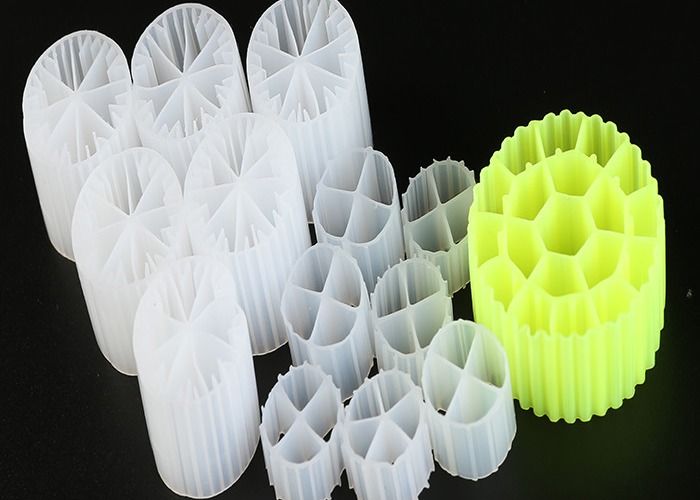 Área de superficie alta MBBR Filtro Medios Acuario Cama móvil Filtro de cama Consumo de energía más bajo