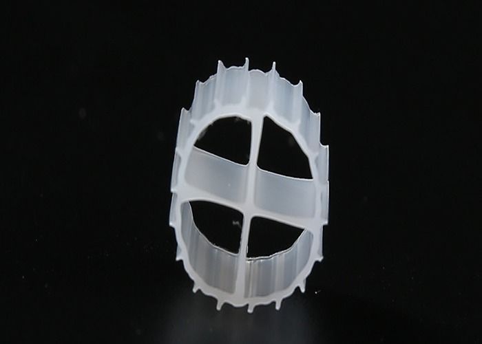 PE A prueba de golpes Acuarios MBBR Filtro Medios de color blanco portador de fda 11 * 7MM MBBR Portador de biopelícula
