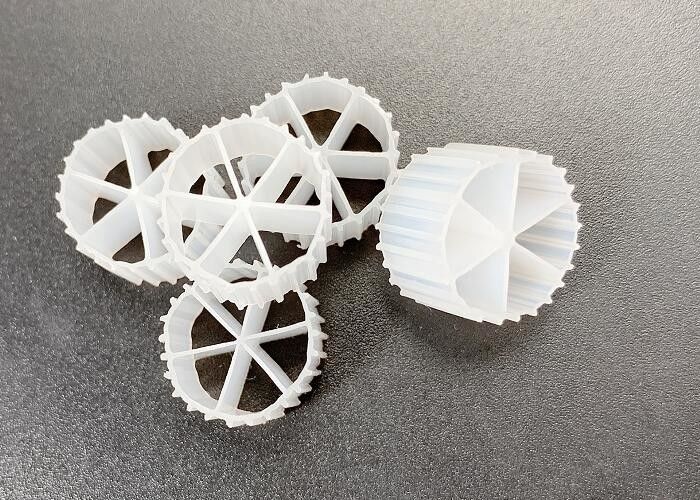 Cama móvil Biofilm Reactor Tanque de aireación flotante Kaldnes Filtro de medios virgen HDPE