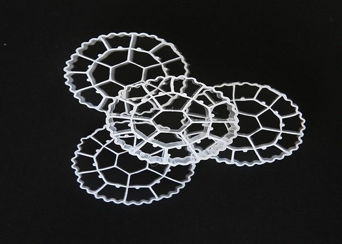 K3 Tratamiento del agua MBBR Bio Media HDPE Bio Cel Colorul Plástico