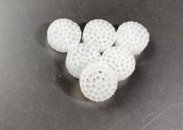 Biotubos Biopipe Bio bolas Biocelular Medios de filtro de color blanco Material HDPE