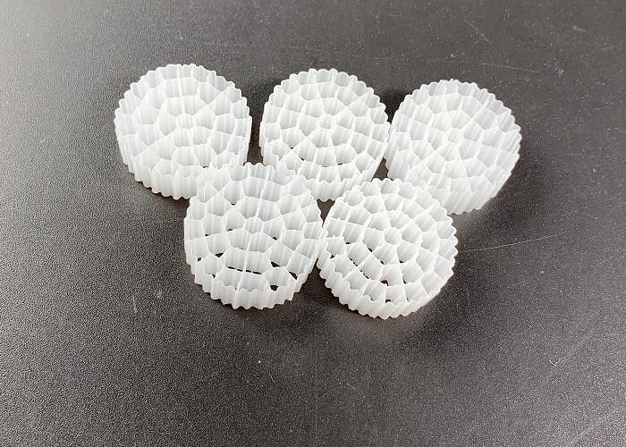 Biotubos Biopipe Bio bolas Biocelular Medios de filtro de color blanco Material HDPE