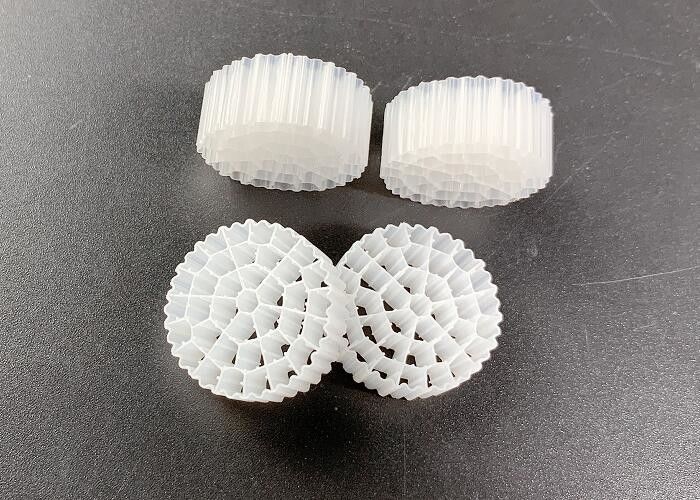 K3 Cama móvil Reactor de biopelícula MBBR Medios de filtro flotantes Camarones Portadores de plástico
