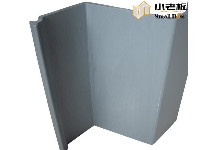 Pile de hojas de PVC de color gris de vinilo extrusión de tipo Z personalizada