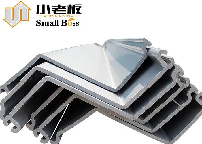 Pileta de chapa de PVC de color gris de protección contra inundaciones personalizada Extrusión tipo Z